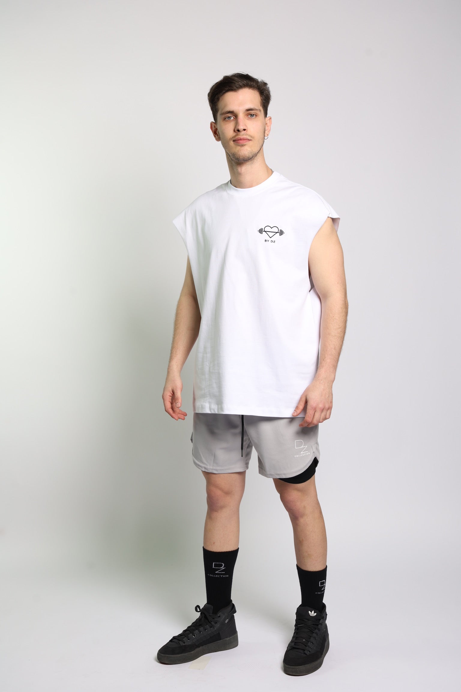 Unisex Oversized Fit CottonSleeveless Shirt