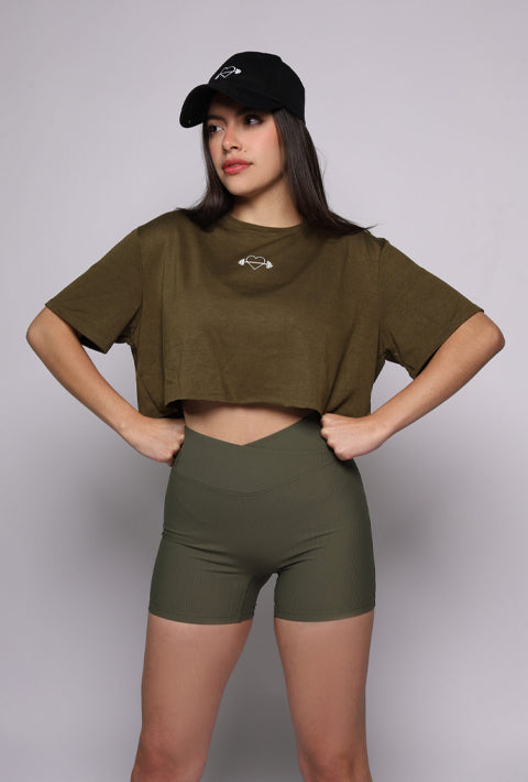 Crop Short Set